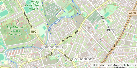 Map of Edinburgh, Lothian
