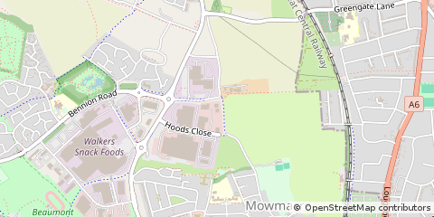 Map of Leicester