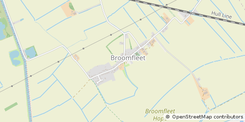 Map of Brough, East Yorkshire