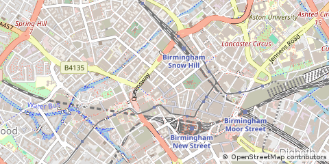 Map of Birmingham