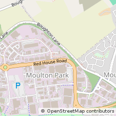 Map of Northampton, Northamptonshire