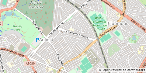 Map of Liverpool