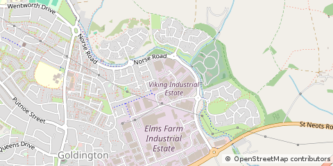 Map of Bedford, Bedfordshire