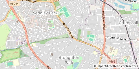 Map of Manchester