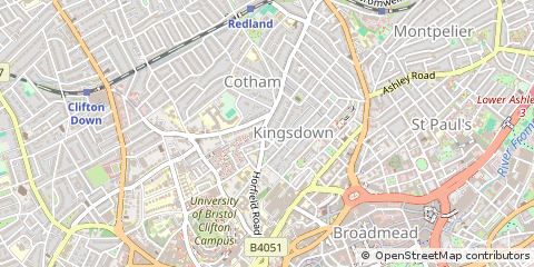 Map of Bristol