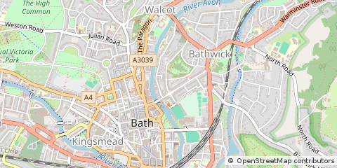 Map of Bath