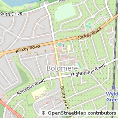 Map of Sutton Coldfield