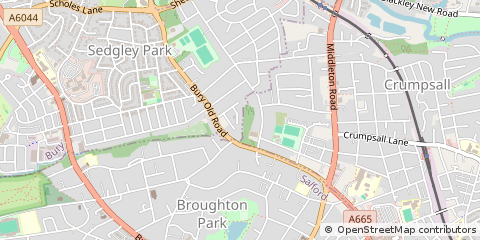 Map of Manchester