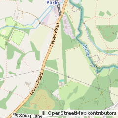 Map of Uckfield, East Sussex