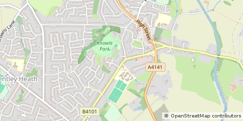 Map of Wolverhampton, West Midlands