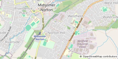 Map of Radstock, Somerset