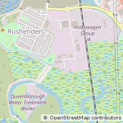 Map of Queenborough, Kent