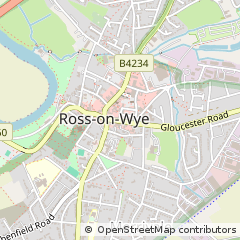 Map of Ross-on-WYE