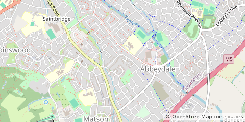 Map of Gloucester, Gloucestershire