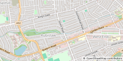 Map of Aberdeen