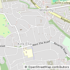 Map of Kirk Ella, East Yorkshire