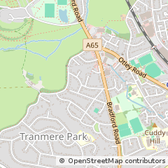 Map of Leeds, West Yorkshire