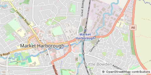 Map of Market Harborough
