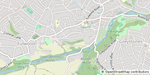 Map of Sheffield