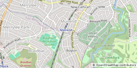Map of Glasgow