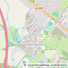 Map of Cambridge, Cambridgeshire