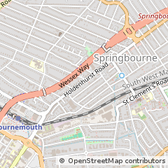 Map of Bournemouth