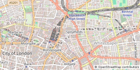 Map of London, E1 6AG
