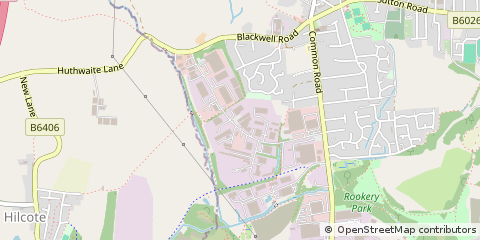 Map of Sutton-in-Ashfield, Derbyshire