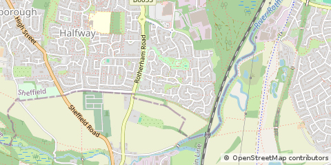 Map of Sheffield