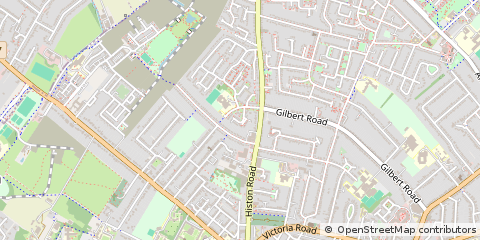 Map of Cambridge, Cambridgeshire