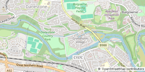 Map of Aberdeen
