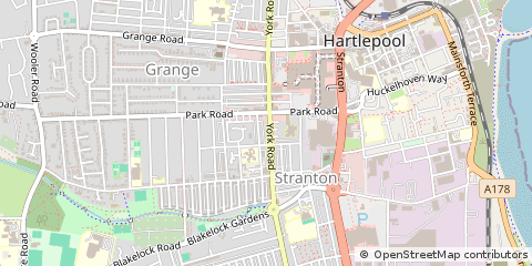 Map of Hartlepool