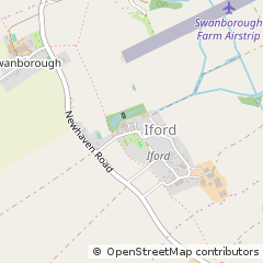 Map of Lewes, East Sussex
