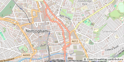 Map of Nottingham