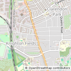 Map of Leicester