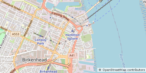 Map of Birkenhead