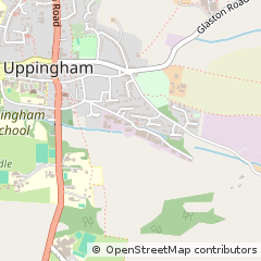 Map of Uppingham, Rutland