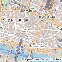 Map of City of London