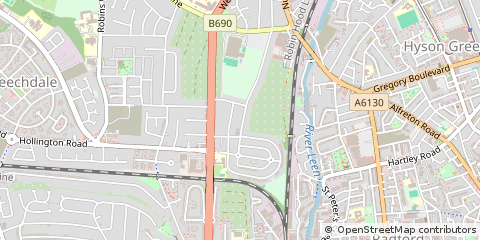 Map of Nottingham