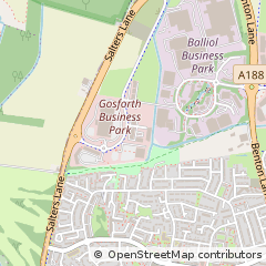 Map of Newcastle Upon Tyne