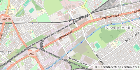 Map of Manchester