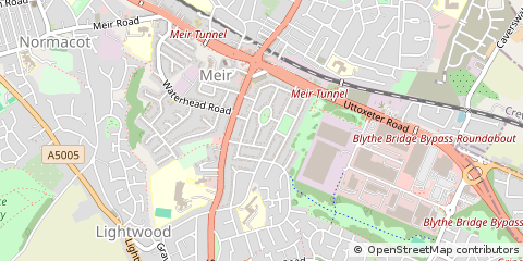 Map of Stoke-on-Trent