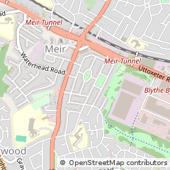 Map of Stoke-on-Trent