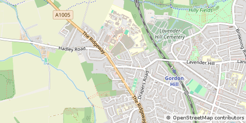 Map of Enfield