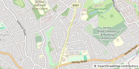 Map of Reading