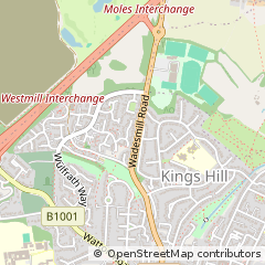 Map of Ware, Hertfordshire