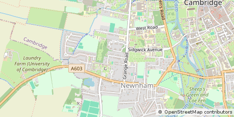 Map of Cambridge