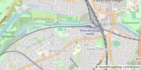 Map of Peterborough