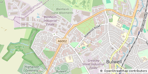 Map of Nottingham