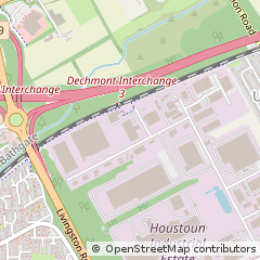 Map of Livingston, West Lothian